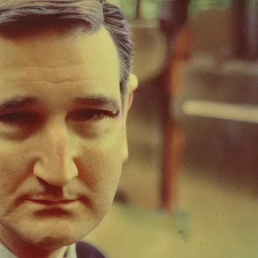 Image similar to ted cruz is a grub worm, Star Wars film look, 35mm film, autochrome