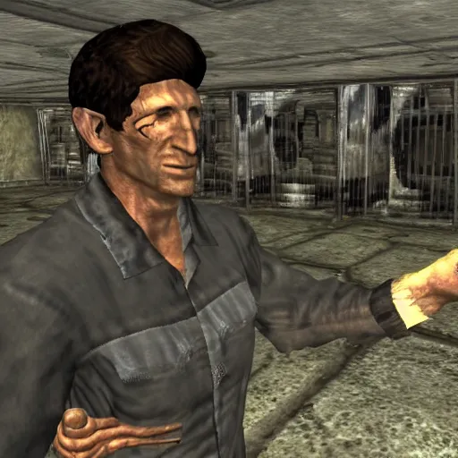 todd howard in fallout 2, Stable Diffusion
