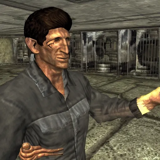 Prompt: todd howard in fallout 2