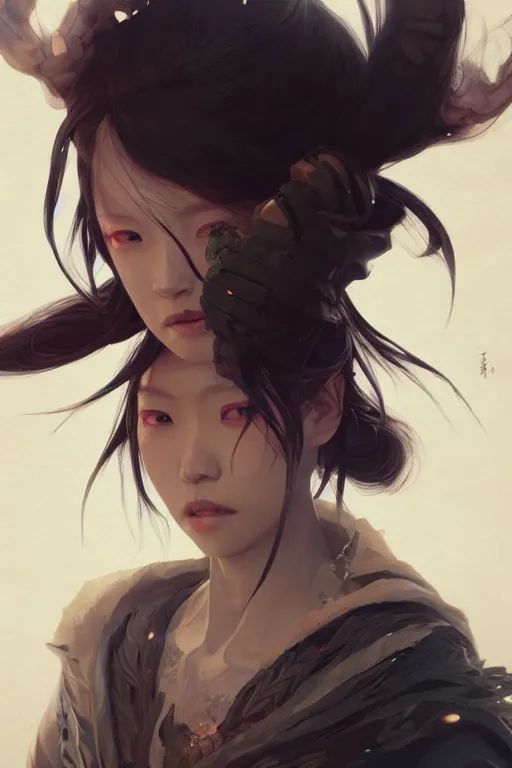 Prompt: highly detailed portrait of shinobu kocho from demon slayer, fantasy illustration, by greg rutkowski, photorealistic, unreal engine, detailed and intricate environment, trending on pixiv, twitter