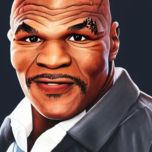 Prompt: a Michael Tyson as an Anime character, split lighting