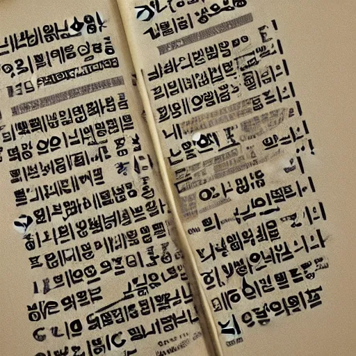 Prompt: Korean text