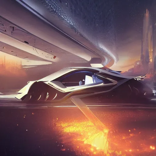 Prompt: sci-fi cars : wall near structure on : the coronation of napoleon painting : and digital billboard in the middle, unreal engine 5, keyshot, octane, artstation trending, ultra high detail, ultra realistic, cinematic, 8k, 16k, in style of zaha hadid, in plastic, dark, tilt shift,