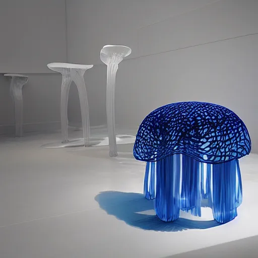 Image similar to the jellyfish stool by Zaha hadid