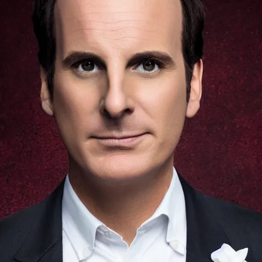 Prompt: a professional portrait photo of gob bluth, magician, played by will arnett