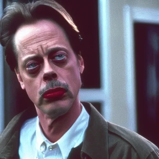 Prompt: Steve Buscemi in Twin Peaks (1990), film still