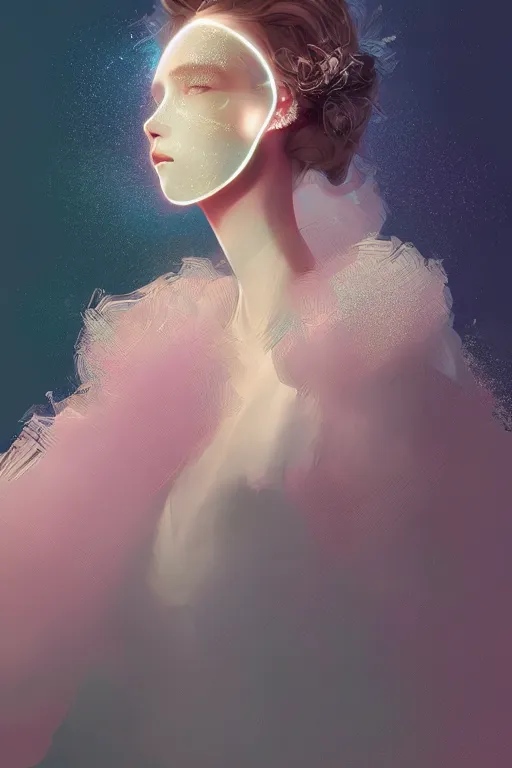 Image similar to The most elegant person in the world, digital art by Artgerm and beeple and WLOP