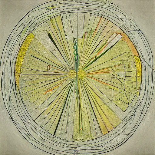 Prompt: photosynthesis by Hilma af Klint, Kazimir Malevich