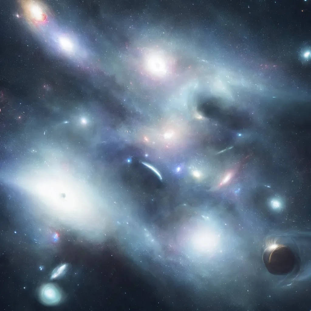 Prompt: undiscovered galaxies beyond our comprehension, ultra-realistic, sci-fi, futuristic