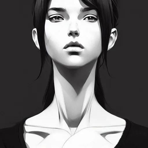 Image similar to a portrait of a beautiful neurotic recluse, art by ilya kuvshinov and wlop and artgerm and josan gonzalez, digital art, highly detailed, intricate, sharp focus, trending on artstation hq, deviantart, pinterest, unreal engine 5, 4 k uhd image