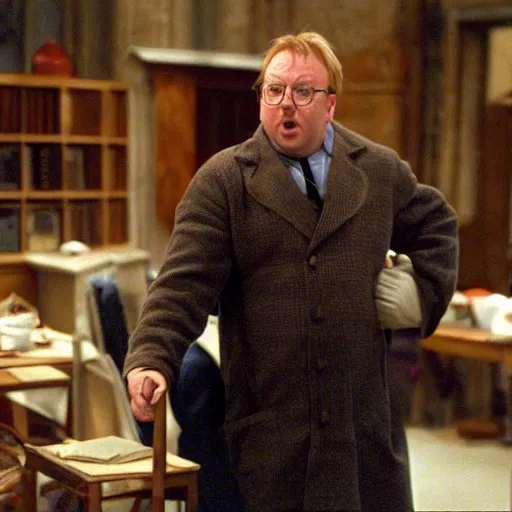 Prompt: Mark Williams as Arthur Weasley in Chamber of Secrets (2002)