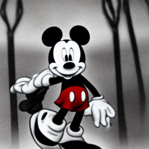 Image similar to mickey mouse in the holocaust