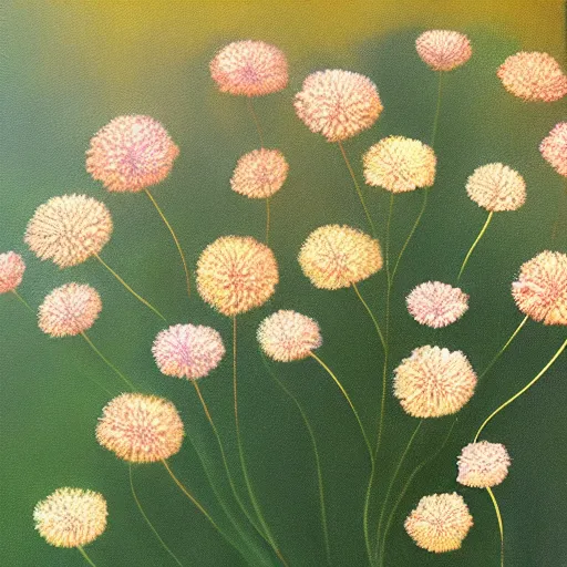 Image similar to Yarrow flower abstract art