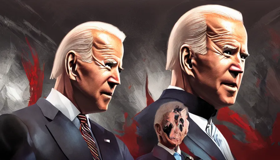 Image similar to Joe Biden is a WWE wrestler, hyperdetailed, artstation, cgsociety, 8k