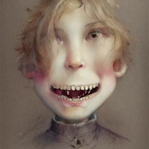 Image similar to (((((Invisalign teeth . muted colors.))))) by Jean-Baptiste Monge !!!!!!!!!!!!!!!!!!!!!!!!!!!