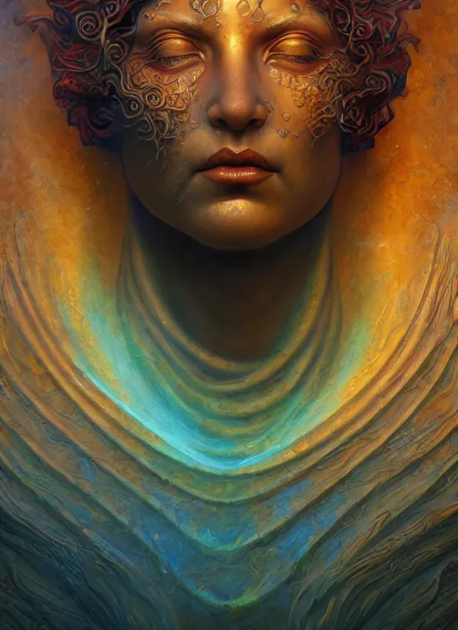 Image similar to roman emperor, wax art nouveau swirls, subsurface scattering, in the style of tomasz alen kopera and fenghua zhong and peter mohrbacher, mystical colors, rim light, beautiful lighting, 8 k, stunning scene, raytracing, octane render, trending on artstation