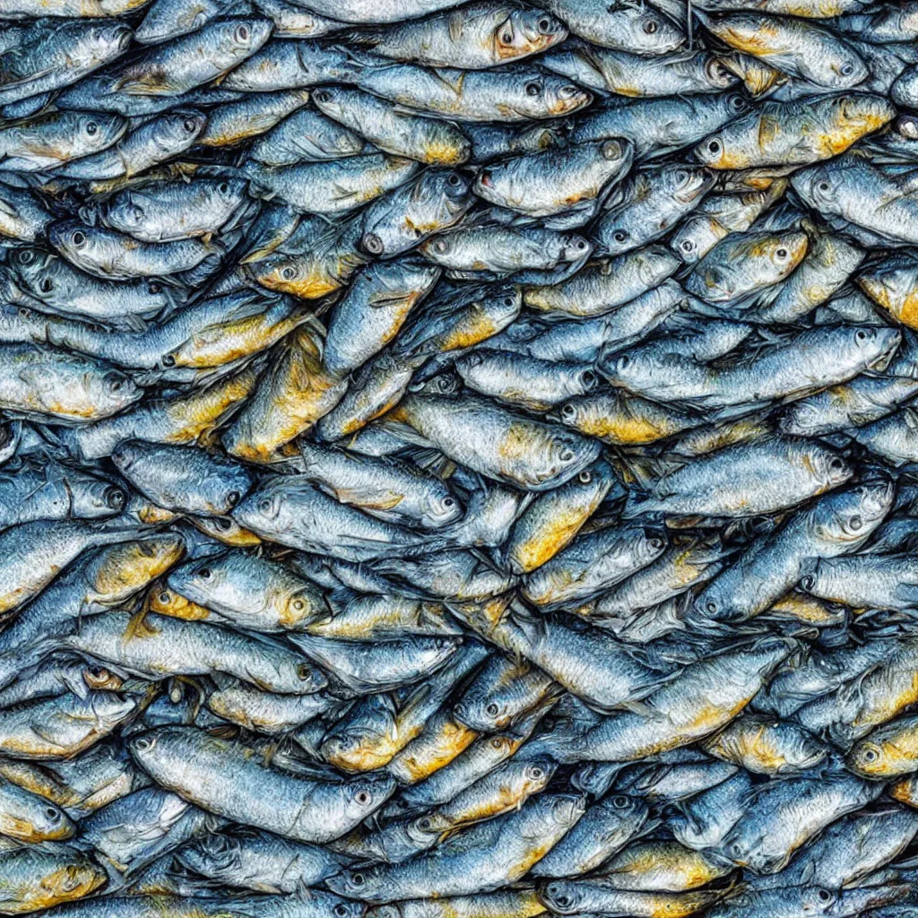 Prompt: fish texture