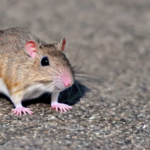 Prompt: gerbil mixed with rat