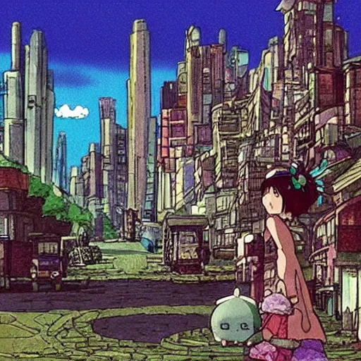 Prompt: “a city lost to time by studio Ghibli”