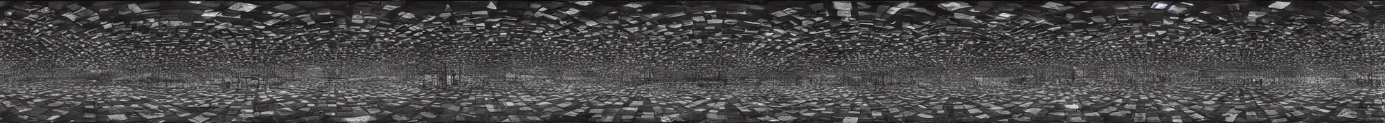 Image similar to photo of an immersive forgotten panopticon well full of cctv cameras, photorealistic, higly detailed dark, 3 6 0 picture, panorama, 3 5 mm slide, trending on flickr, in the style of francesca woodman, zachary corzine, zhelong xu, greg rutkowski and anders zorn