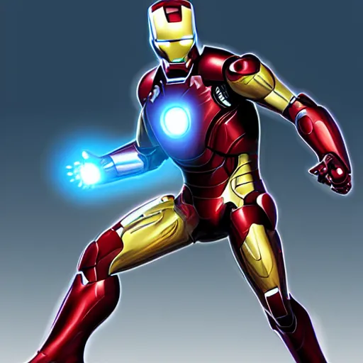 Image similar to photoshop artwork of iron man