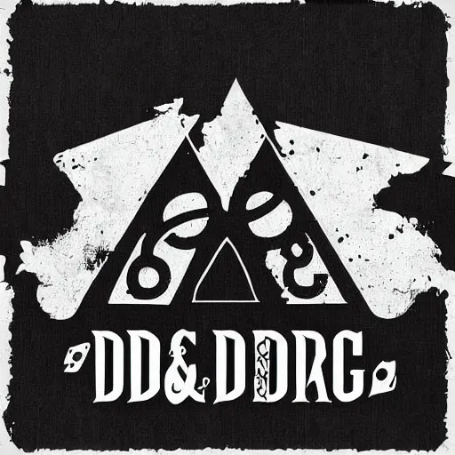 Prompt: graphic design logo for a d&d podcast, modern, clean,