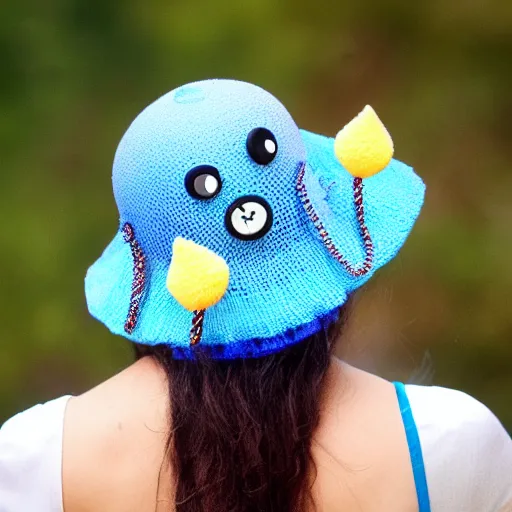 Image similar to jellyfish hat