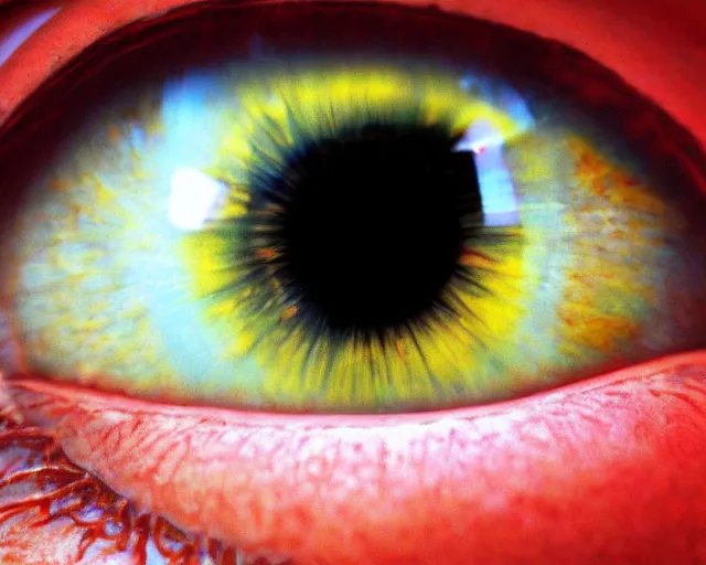 Prompt: extreme close up of the iris of an eye, ultrarealistic art, surrealist, 4K