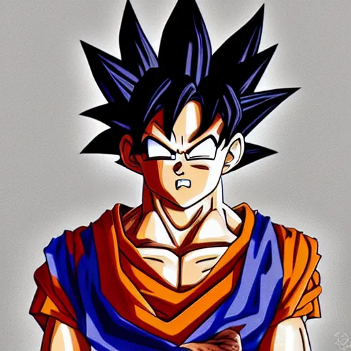 Goku, a character portrait by Brian and Wendy Froud, | Stable Diffusion ...