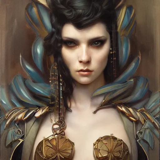 Prompt: a painting in the style of tom bagshaw and in the style of donato giancola. smooth, sharp focus, semi - realism.