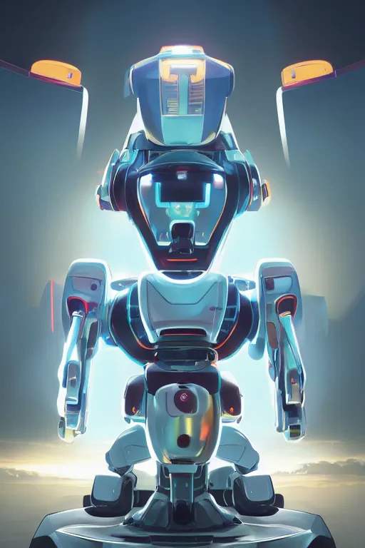 Image similar to metabots medabots medarotto medarot robot minimalist comics helmet mask neon cybereye, behance hd by jesper ejsing, by rhads, makoto shinkai and lois van baarle, ilya kuvshinov, rossdraws global illumination ray tracing hdr radiating a glowing aura