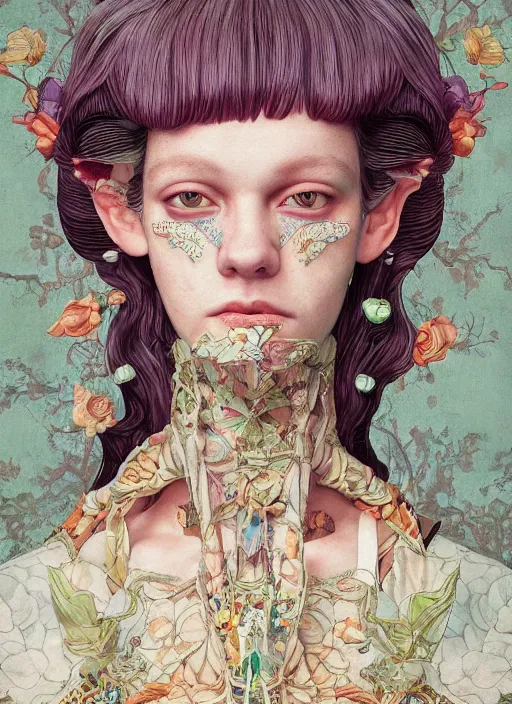 Prompt: fashion portrait :: by Martine Johanna and Simon Stålenhag and Chie Yoshii and Kenneth Willardt and wlop and Casey Weldon :: ornate, dynamic, particulate, rich colors, intricate, harper's bazaar, elegant, highly detailed, centered, artstation, smooth, sharp focus, octane render, 3d