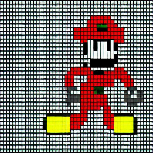 super mario pixel