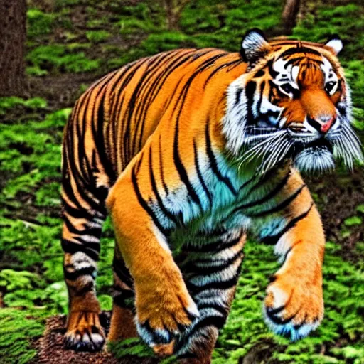 Image similar to tiger in the woods