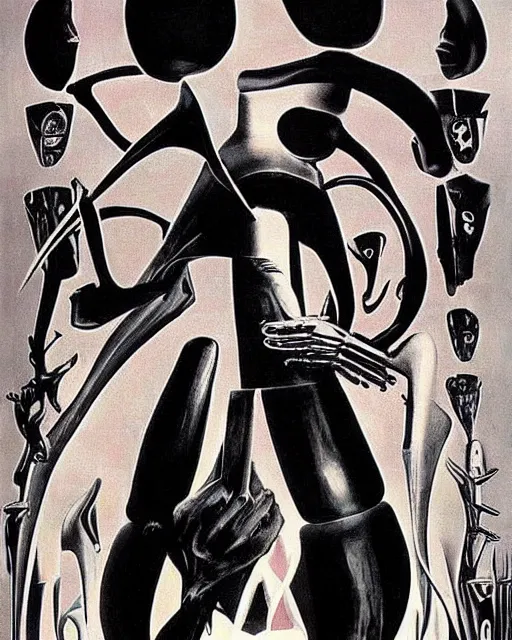 Prompt: Pink Floyd poster by HR Giger
