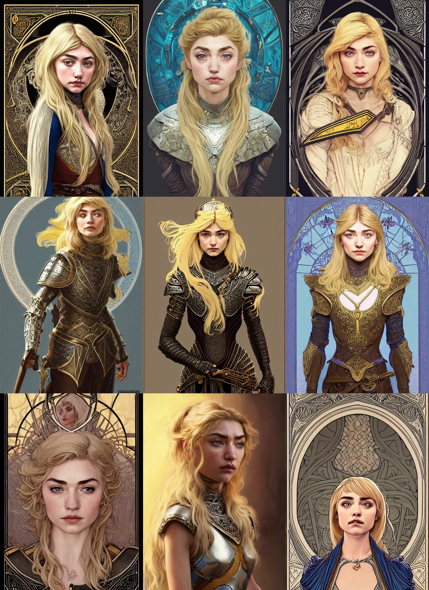 centered portrait, Imogen Poots as a D&D paladin, | Stable Diffusion ...