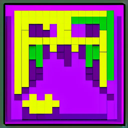 Prompt: gem icon for a video game interface, pixelart