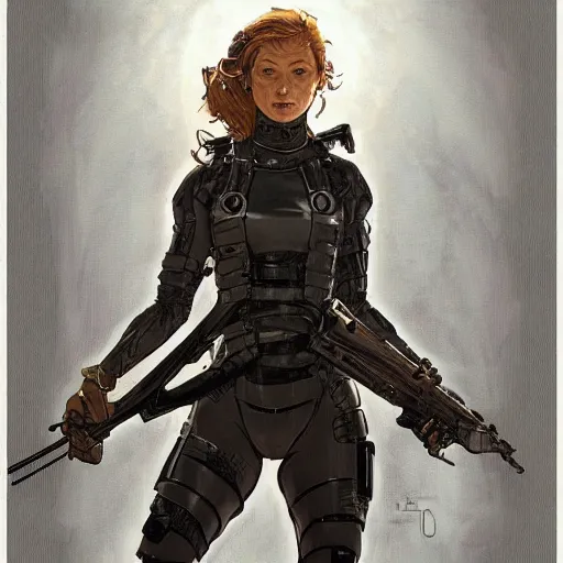 Image similar to Eveline from Biohazard 7, highly detailed, digital painting, artstation, concept art, smooth, sharp focus, illustration, ArtStation, art by artgerm and greg rutkowski and alphonse mucha and J. C. Leyendecker and Edmund Blair Leighton and Katsuhiro Otomo and Geof Darrow and Phil hale and Ashley wood and Ilya repin and Charlie Bowater