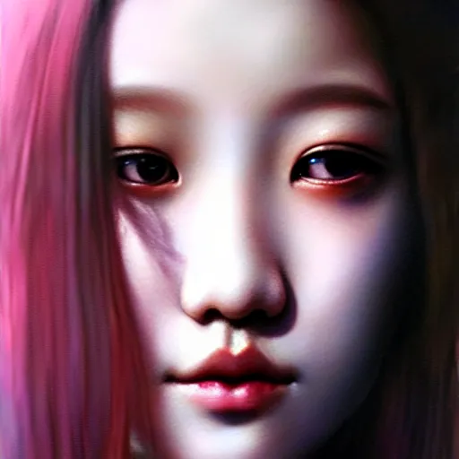 Prompt: jisoo of blackpink, hyperrealistic portrait, by karol bak and agnes cecile, fantasy art, photo realistic, dynamic lighting, artstation, poster, volumetric lighting, very detailed face, intricate complexity, rule of thirds, 8 k, award winning