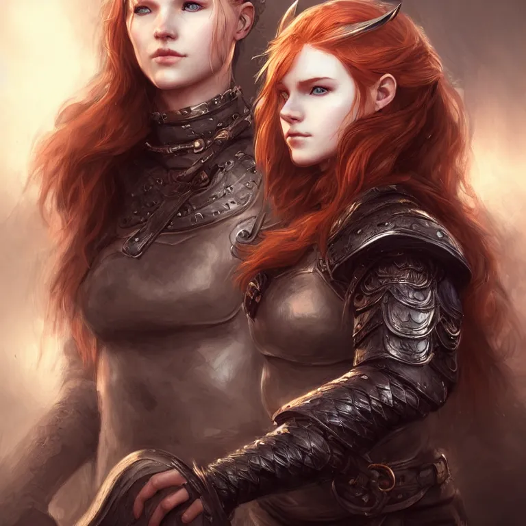 redhead viking art