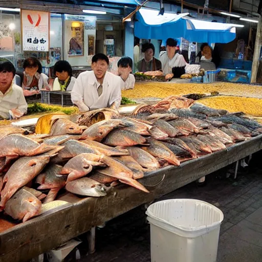 Image similar to Fish market, japan