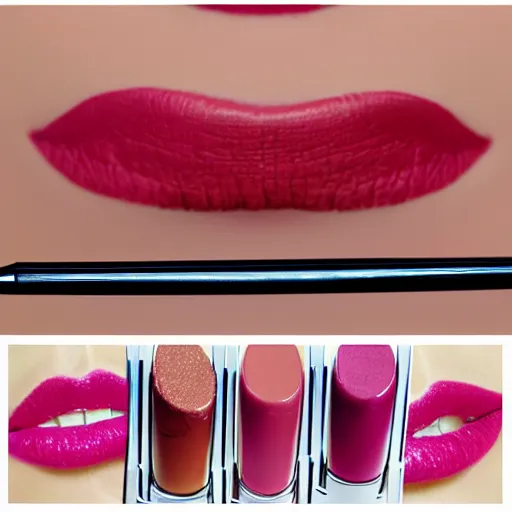 Image similar to lipstick. product photo. glamour photography. 1 9 9 3.