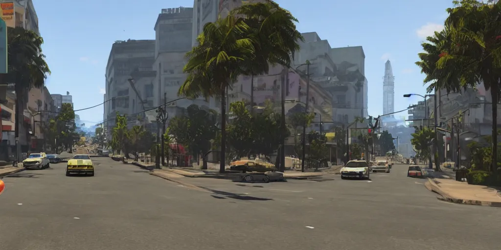 Image similar to guatemala city if it was a game like grand theft auto v first person view, head - up display with realistic visuals and award winning gameplay