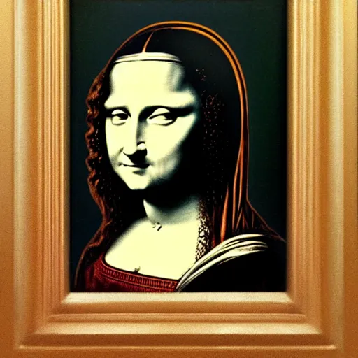 Image similar to monalisa in the style of Gustave Doré