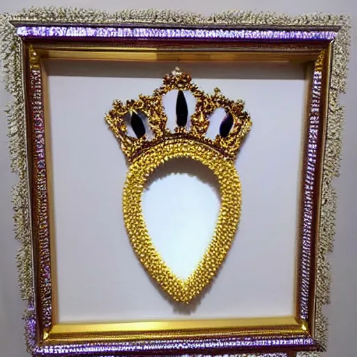 Prompt: bedazzled decora royalty frames for sale