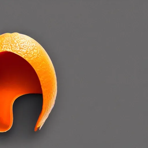 Image similar to helmet that looks like an orange peel, fruit helmet