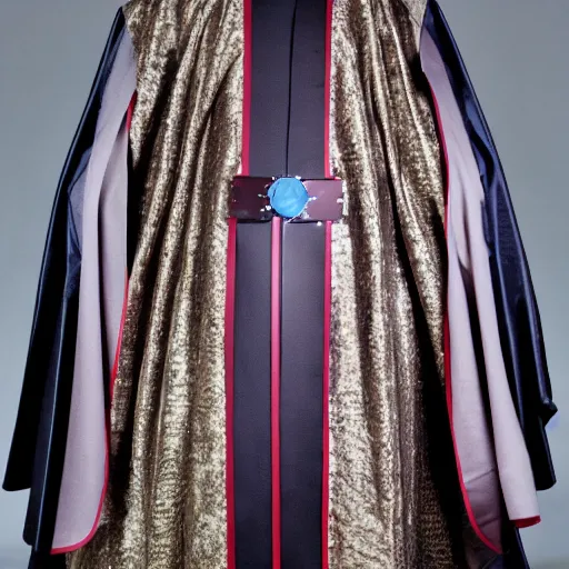 Image similar to robot, papal robes