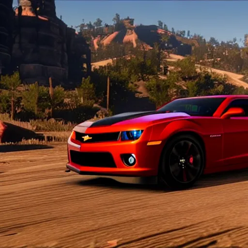 Image similar to 2 0 1 3 chevrolet camaro ss in red dead redemption 2