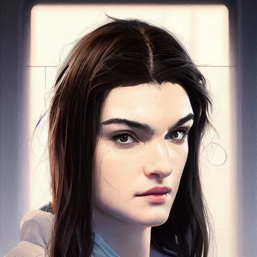 Prompt: rachel weisz portrait as manga girl, realistic shaded perfect face, fine details. anime. realistic shaded lighting poster by ilya kuvshinov katsuhiro otomo ghost - in - the - shell, magali villeneuve, artgerm, jeremy lipkin and michael garmash and rob rey