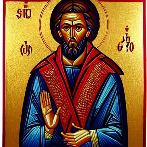 Image similar to Byzantine icon of St. Jude the apostle
